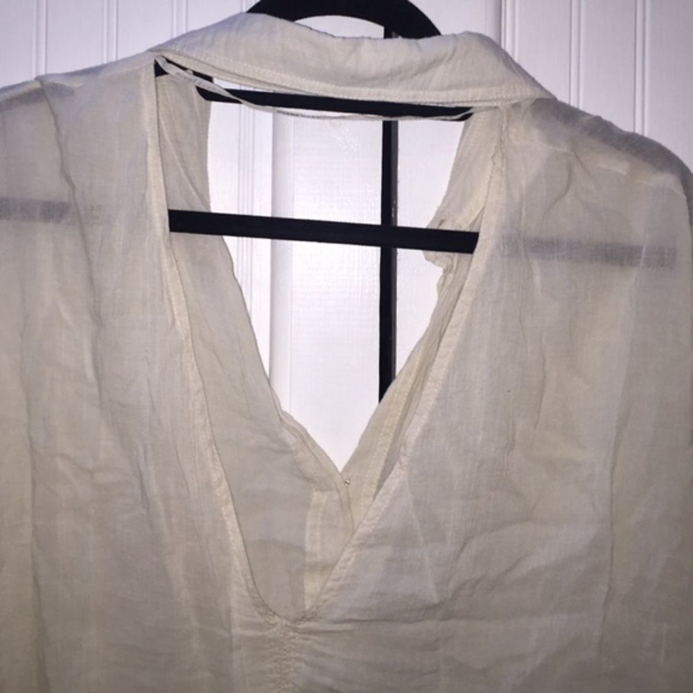 Ombré Button Down Top - Picture 5 of 5